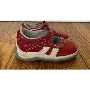 Keds Red and White Baby Walker Shoes